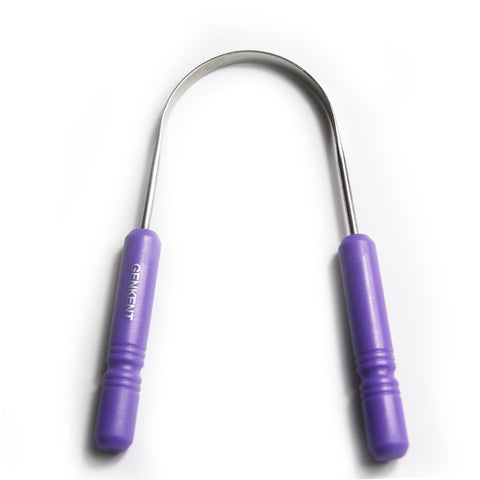 Tongue Cleaner Stainless Steel Silica Handle Tongue Scraper Oral Hygiene Dental Tongue Cleaning Brush Oral Care