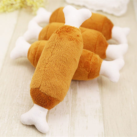 Sound Chicken Drumstic Designs Toys Pet Products For Small Dogs Pets