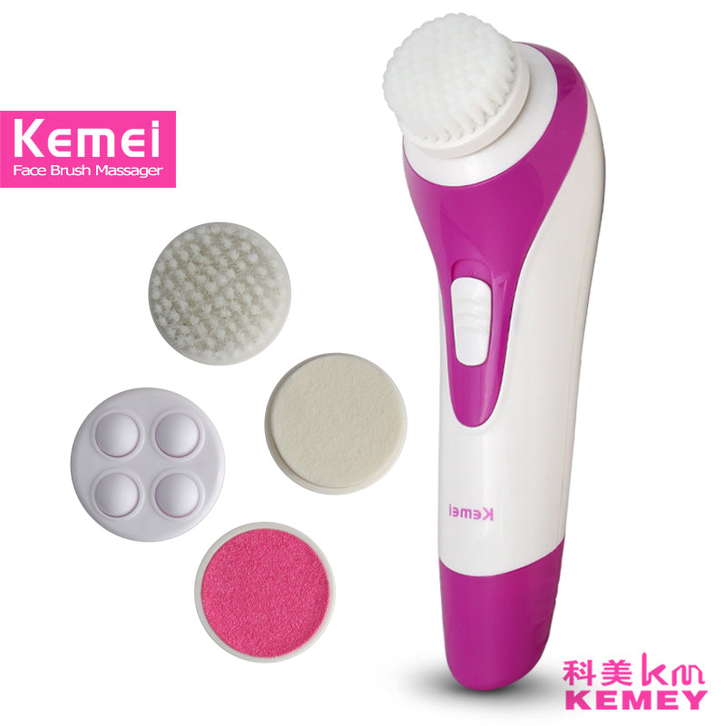 Skin Beauty Brush Massager Electric Wash Face Feet Care Machine Facial Pore Cleaner Body Cleaning