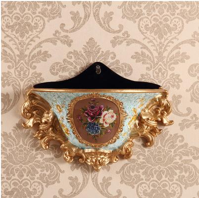 American style resin vase, porcelain hanging on the wall,  house decoration