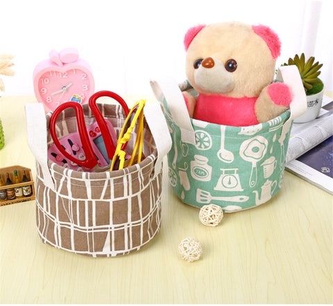 Sundries Storage Organizer Stationery Cosmetic Storage Basket Container Case