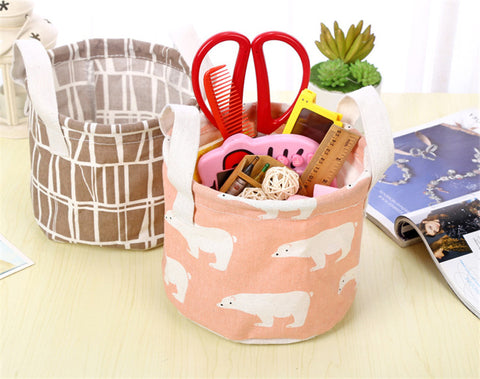 Sundries Storage Organizer Stationery Cosmetic Storage Basket Container Case