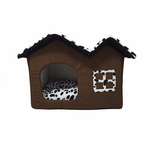 Cotton Folding Dog Bed For Large Dog House With Mat Pets Product Cats House