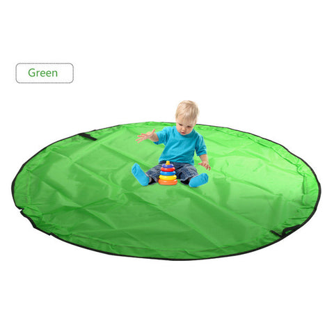 ABEDOE 150cm Portable Kids Baby Play Mat Toy Large Storage Bag Organizer Blanket Rug Boxes Bin For Lego Toys Home Organizer