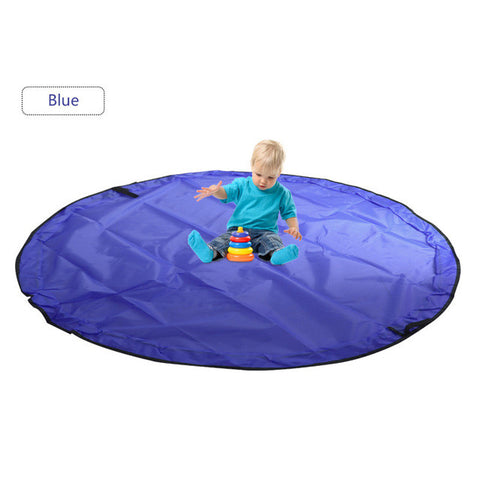 ABEDOE 150cm Portable Kids Baby Play Mat Toy Large Storage Bag Organizer Blanket Rug Boxes Bin For Lego Toys Home Organizer