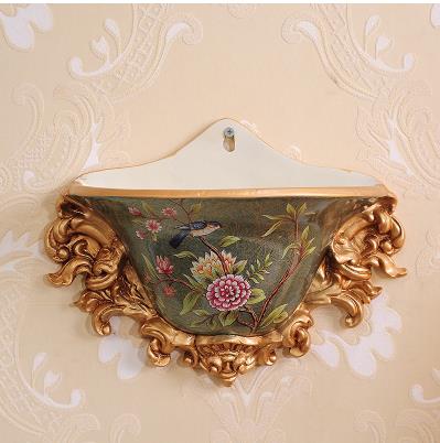 American style resin vase, porcelain hanging on the wall,  house decoration