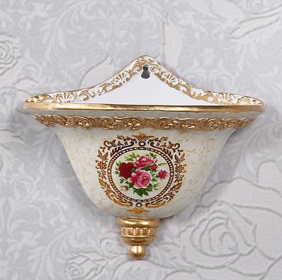 American style resin vase, porcelain hanging on the wall,  house decoration