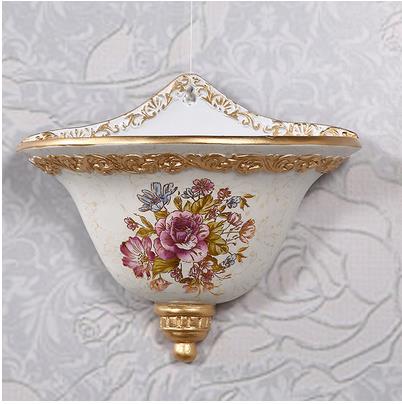 American style resin vase, porcelain hanging on the wall,  house decoration