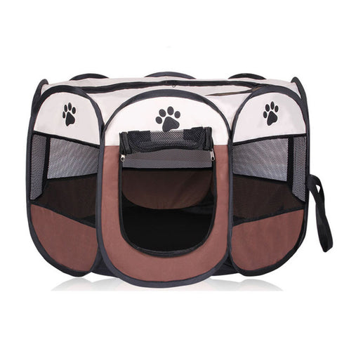 Portable Folding Pet tent Dog House Cage Dog Cat Tent Playpen Puppy Kennel