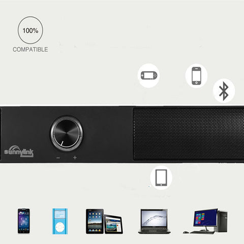 Subwoofer TV Sound bar speaker Wireless Mini Bluetooth Speaker HiFi Stere