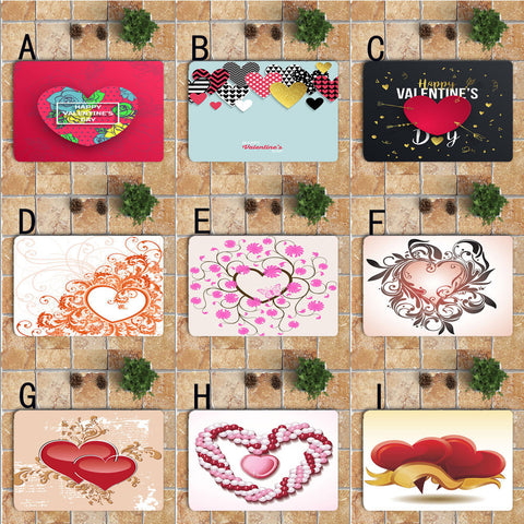 Romantic Valentine's Day Area Rug Mat For Living Dining Dorm Room Bedroom Home