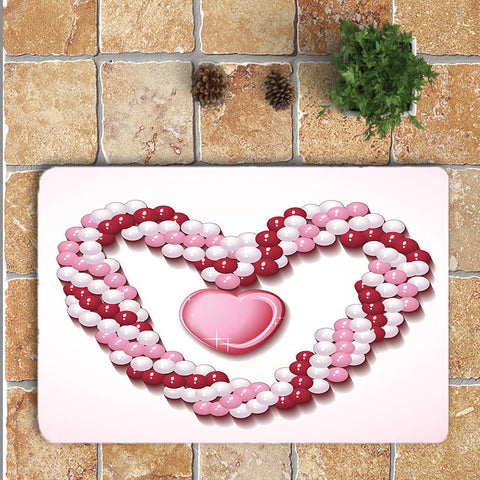 Romantic Valentine's Day Area Rug Mat For Living Dining Dorm Room Bedroom Home