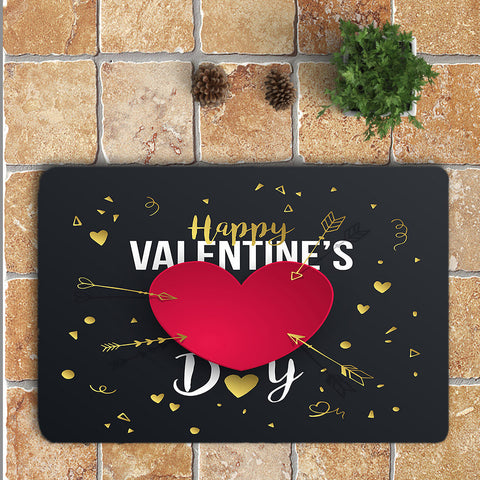 Romantic Valentine's Day Area Rug Mat For Living Dining Dorm Room Bedroom Home