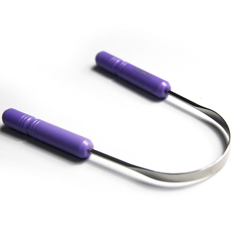 Tongue Cleaner Stainless Steel Silica Handle Tongue Scraper Oral Hygiene Dental Tongue Cleaning Brush Oral Care