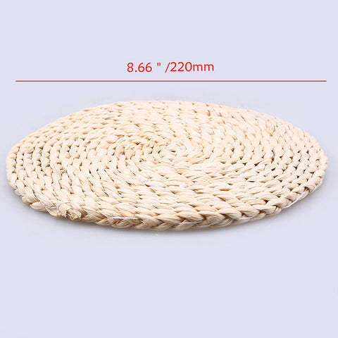 Dining Table Mat Heat Insulation Pot Holder Wicker Drink Coaster Kitchen Accessories