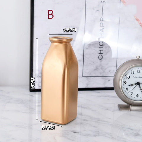 GIEMZA GOLD Glass Vase for Decoration