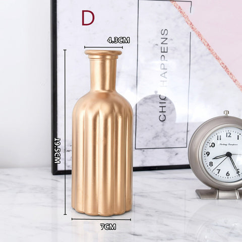 GIEMZA GOLD Glass Vase for Decoration