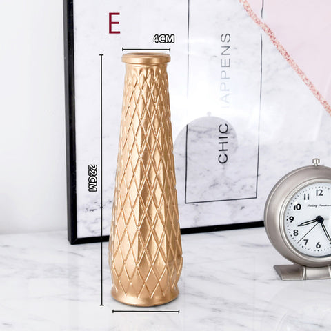 GIEMZA GOLD Glass Vase for Decoration