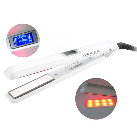 Ultrasonic & Infrared Hair Care Iron  Recovers the damaged hair Hair Treament Styler Cold Iron Hair Care Treatment