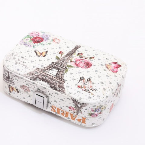 Women Jewelry Storage Box Earrings Necklace Storage Container Holder