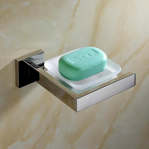 Stainless Steel Wall Mounted Smooth Bright Surface Chrome Steel Bathroom Towel Bar/Paper Holder/Robe Hook/Shelf