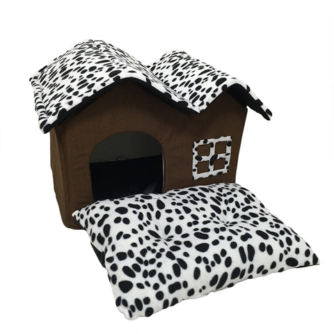 Cotton Folding Dog Bed For Large Dog House With Mat Pets Product Cats House