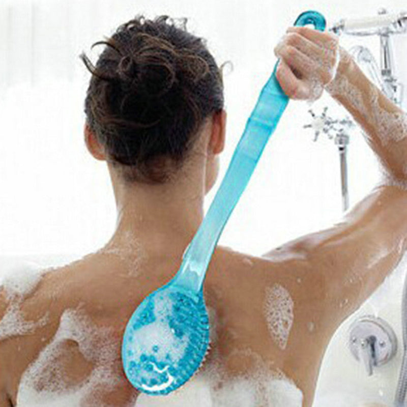 Bathing Brush Skin Massage Health Care Shower Back Rubbing Brush With Long Handle Massage Cleaner