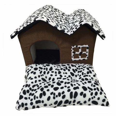 Cotton Folding Dog Bed For Large Dog House With Mat Pets Product Cats House