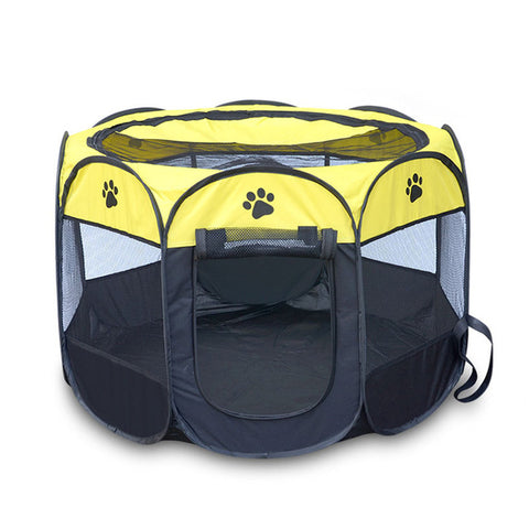 Portable Folding Pet tent Dog House Cage Dog Cat Tent Playpen Puppy Kennel