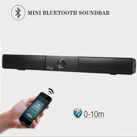 Subwoofer TV Sound bar speaker Wireless Mini Bluetooth Speaker HiFi Stere