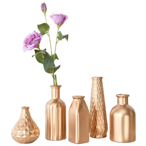 GIEMZA GOLD Glass Vase for Decoration